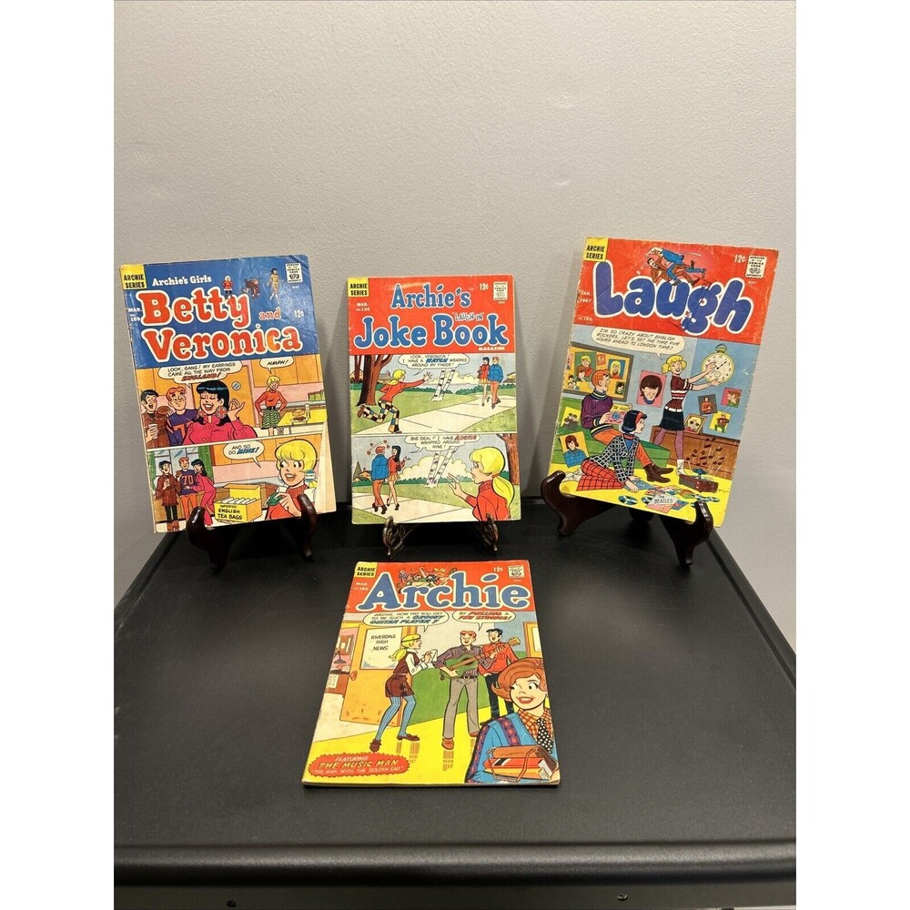 Mix Lot 4 Of Archie Comics 159, 134, 189, 190